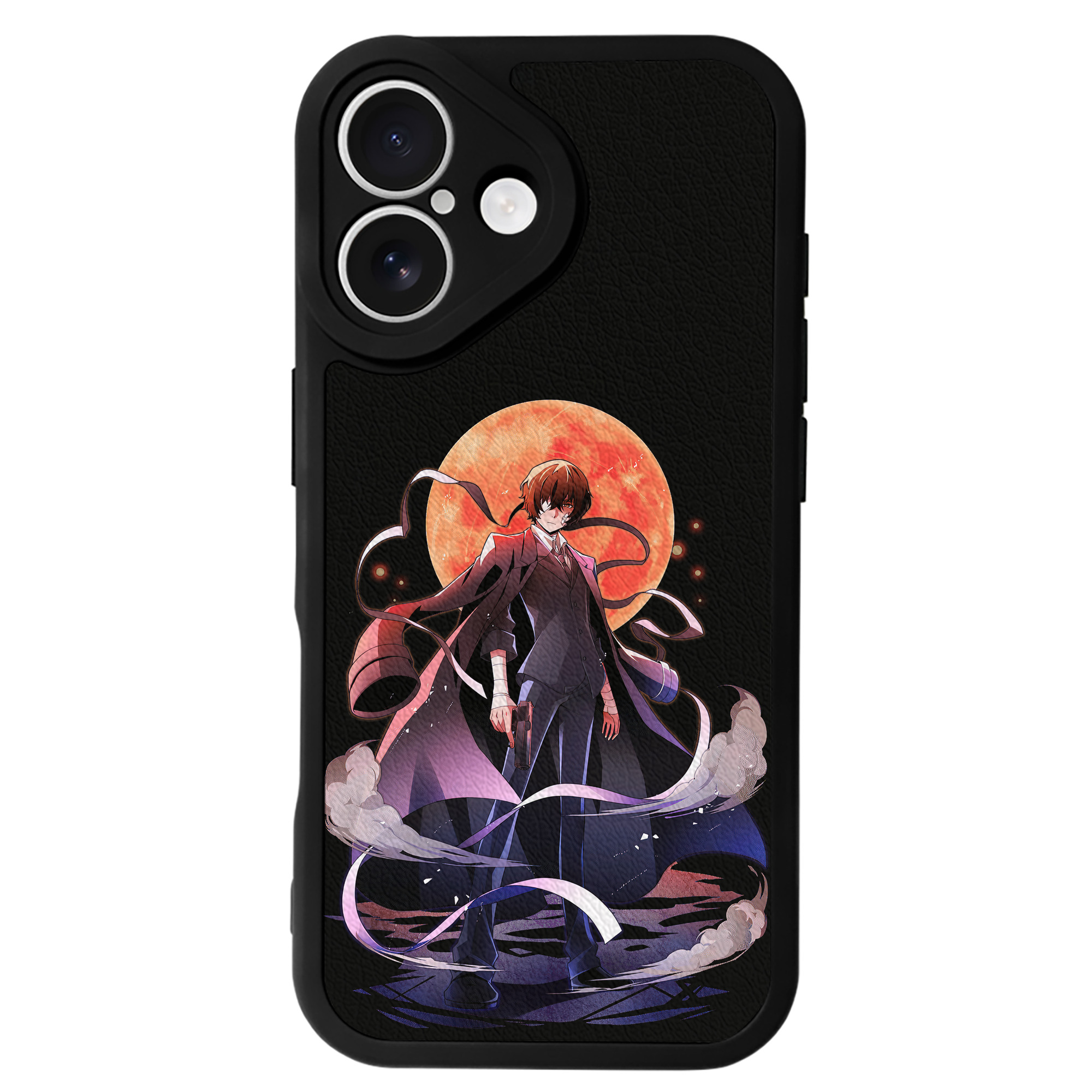 （画像用） 文豪ストレイドッグス Bungo Stray Dogs 【iPhone 16シリーズ対応】シリコンスマホケース（レザー調） 材質：シリコン